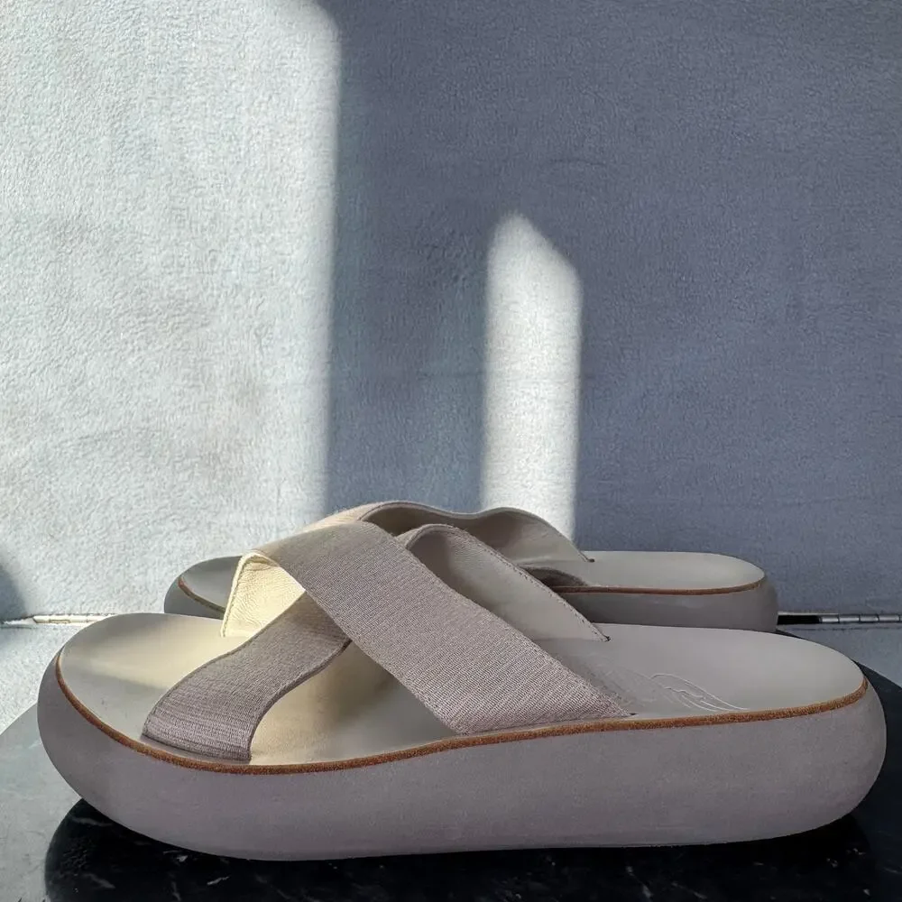 Ancient Greek Sandals Gray Thais Comfort Sandals Women’s Size 37/ 5 US‎
